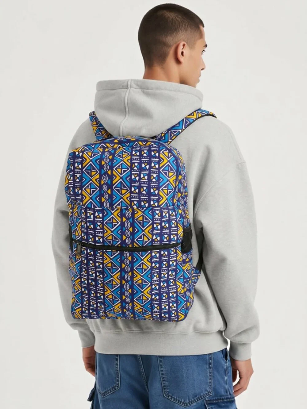 African Ankara Style Backpacks